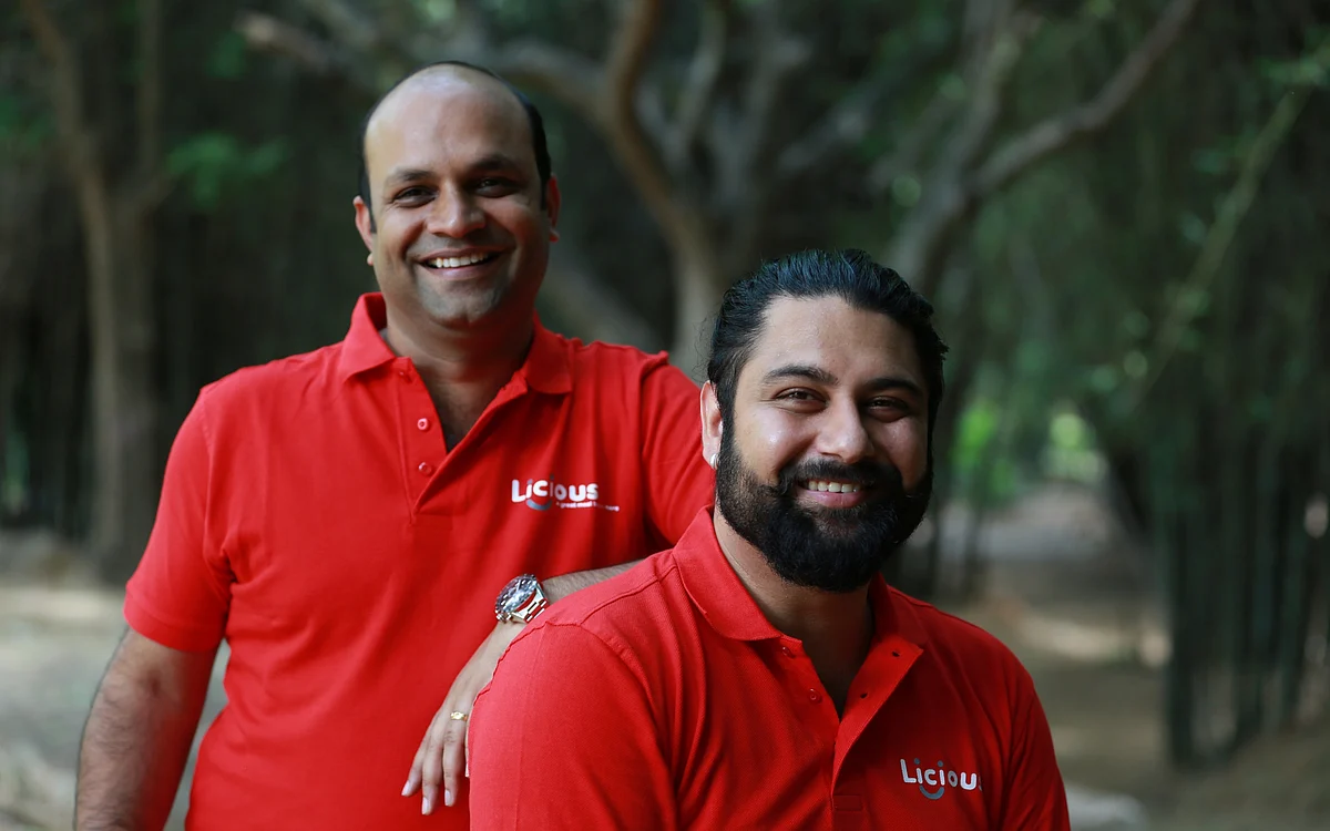 Vivek Gupta (L) and Abhay Hanjura (R), co-founders, Licious