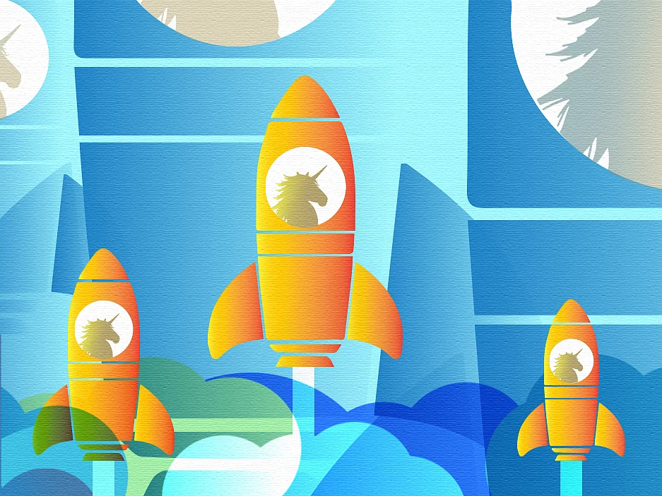 The number of uniquely funded tech start-ups increased by 1,400 to 5,500 in CY22.