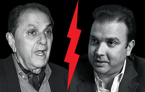 Nusli Wadia (left) &
Jehangir Wadia