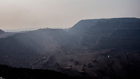 Coal India shares fall 4.8% to ₹229.65 on the BSE.