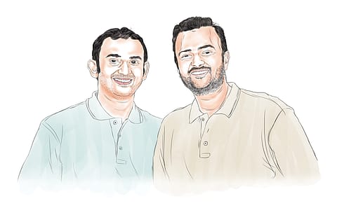 Game for more—From left: Bhavit
Sheth and Harsh Jain