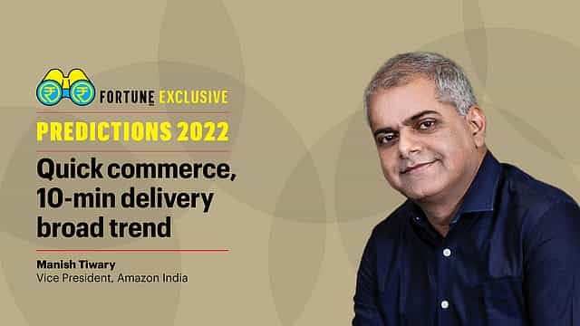 Predictions 2022: Amazon's Manish Tiwary on coming innovations in e-commerce