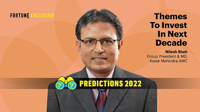Predictions 2022: Kotak AMC's Nilesh Shah predicts great disruption due to digitalisation in financialisation