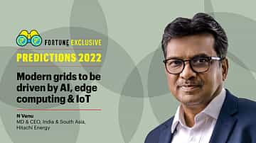 Predictions 2022: EV push, digitalisation could burden ageing power grid, says Hitachi's N Venu