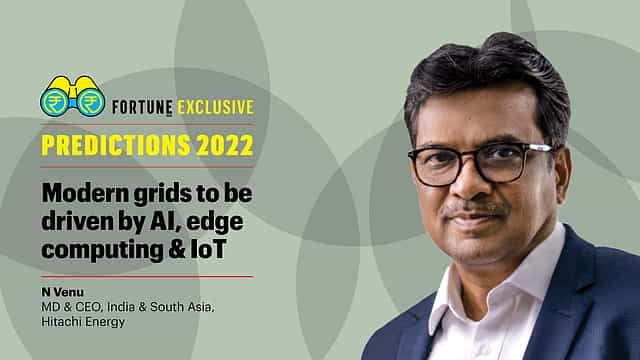 Predictions 2022: EV push, digitalisation could burden ageing power grid, says Hitachi's N Venu
