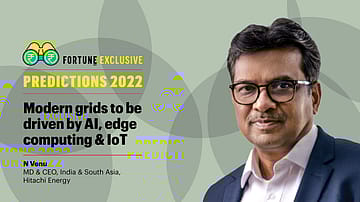 Predictions 2022: EV push, digitalisation could burden ageing power grid, says Hitachi's N Venu