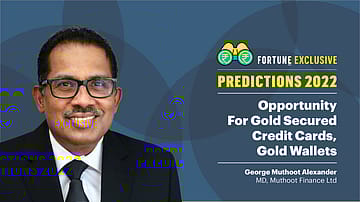 Predictions 2022: Opportunity for gold secured credit cards, gold wallets