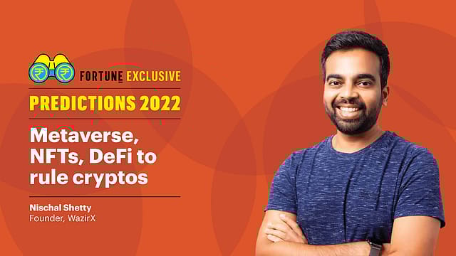 Predictions 2022: Metaverse, NFTs, DeFi to rule crypto space in 2022, says WazirX's Nischal Shetty