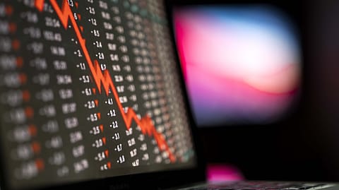 Asian Paints stock fell 3% to ₹2,850 on the NSE.