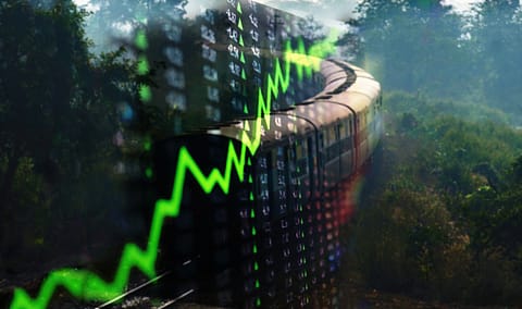 Railway stocks IRFC and IRCTC gained up to 4% today