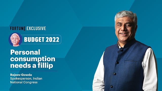 Budget 2022: Govt must take a chance on personal consumption to drive growth, says Rajeev Gowda