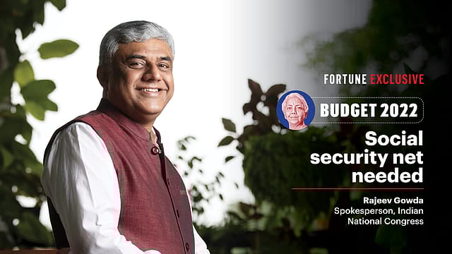 Budget 2022: Centre needs to put money in people's pockets, says Rajeev Gowda 