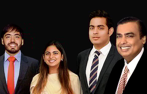 Ambani’s three children--- Isha, Akash and Anant--- are actively involved in the new businesses of RIL.