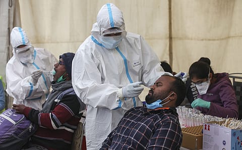 Daily positivity rate has increased to 19.65% from 16.28% a day ago.