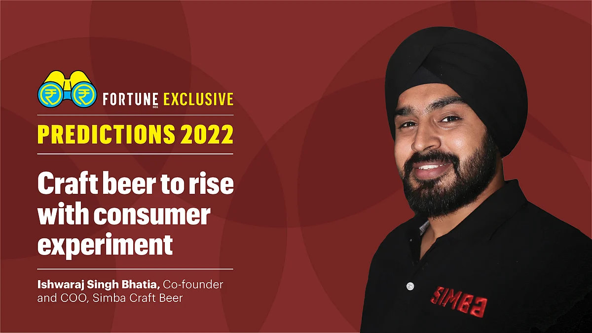 Ishwaraj Singh Bhatia, co-founder and COO, Simba Craft Beer