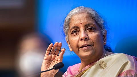 Finance MInister Nirmala Sitharaman