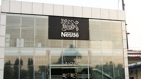 Share of Nestlé India dropped 3.5% to ₹2,375.75 on the BSE on Friday.