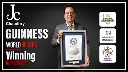 Guinness World Record Winning Numerologist – JC Chaudhry becoming 1st ever Indian to achieve the milestone 