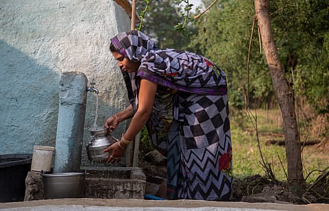 For these indicators, over 75% of the districts were off-target, says the study.