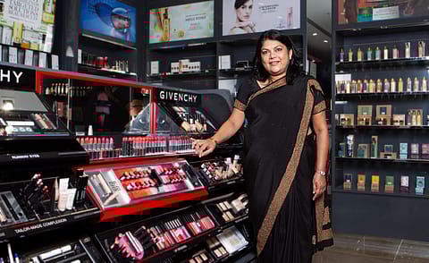 Falguni Nayar, founder and CEO of the beauty and lifestyle retail company Nykaa