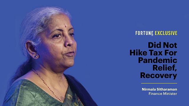 Did not resort to tax hike to fund pandemic relief, recovery: Nirmala Sitharaman