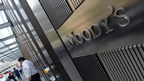 India relies less on exports as an engine of growth than does China, says Moody's.