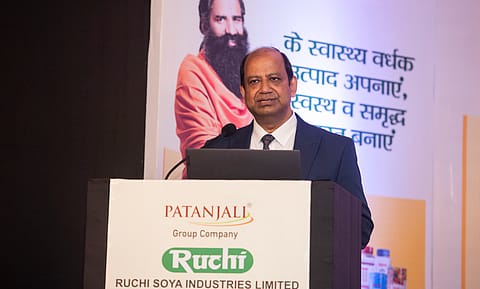 Ruchi Soya gained 20% to hit a high of ₹978.05 on the BSE
