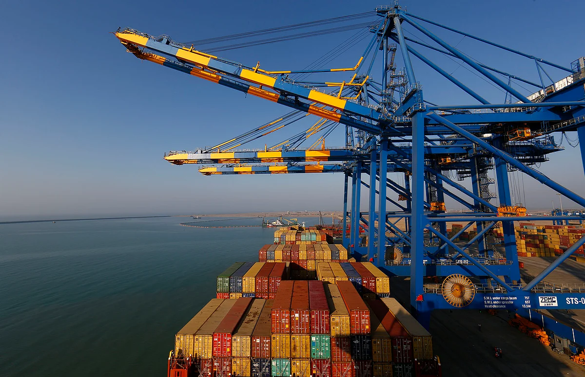Between April 2023 and February 2024, Adani Ports handled 382 MMT of cargo.