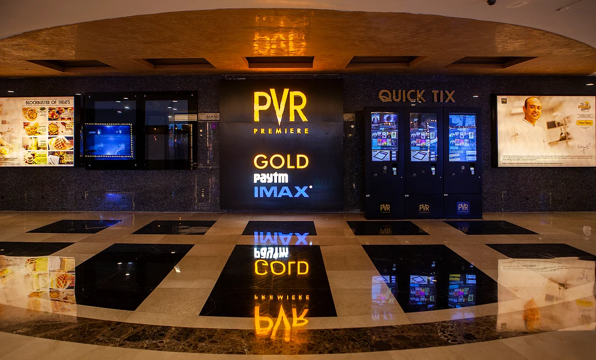 PVR share dropped 4.6% intraday on the BSE 
