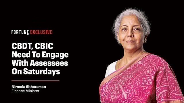 CBDT, CBIC need to do better; engage with assessees on Saturdays: FM Sitharaman