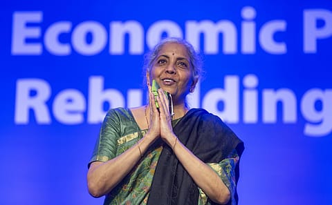 Finance minister Nirmala Sitharaman