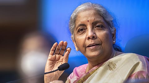 Finance minister Nirmala Sitharaman