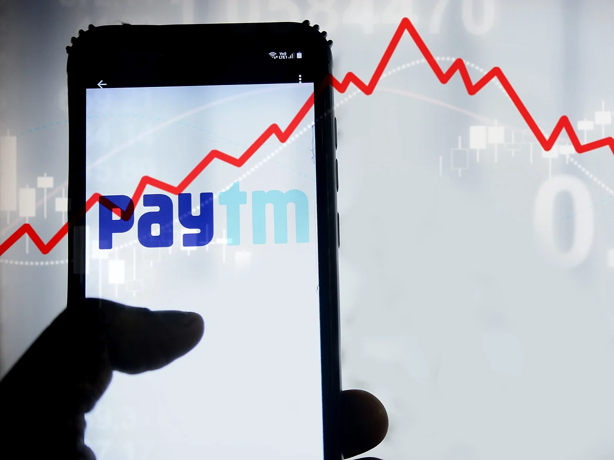 Shares of Paytm tumbled 5% to hit a low of ₹351.70 on the BSE.
