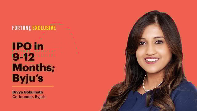 Byju’s gearing up for IPO in 9-12 months; to sharpen focus on India, says Divya Gokulnath