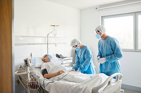 ICRA says the bed occupancy in hospital sector is set to be 62-63% in FY2022.