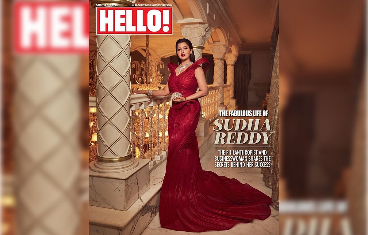 Heiress Of MEIL Sudha Reddy Of Hyderabad Graces The Inaugural South Magazine Cover Of HELLO! India