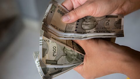 Rupee falls to record low against US dollar.