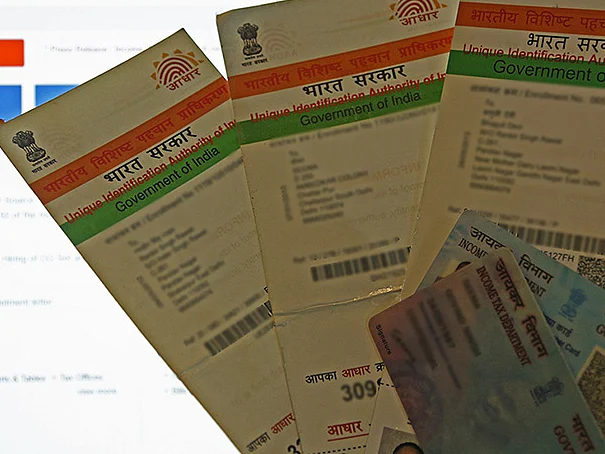 Aadhaar and PAN cards