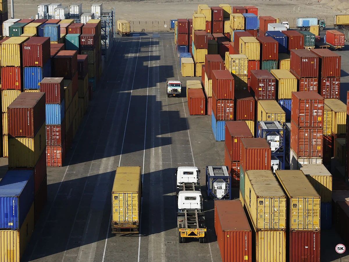 China's share of total exports to India went up by 1.1%.
