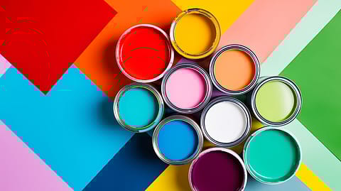 Boosted by Q4 results, shares of Asian Paints ended 3.22% higher at ₹3,138.50 on the BSE.