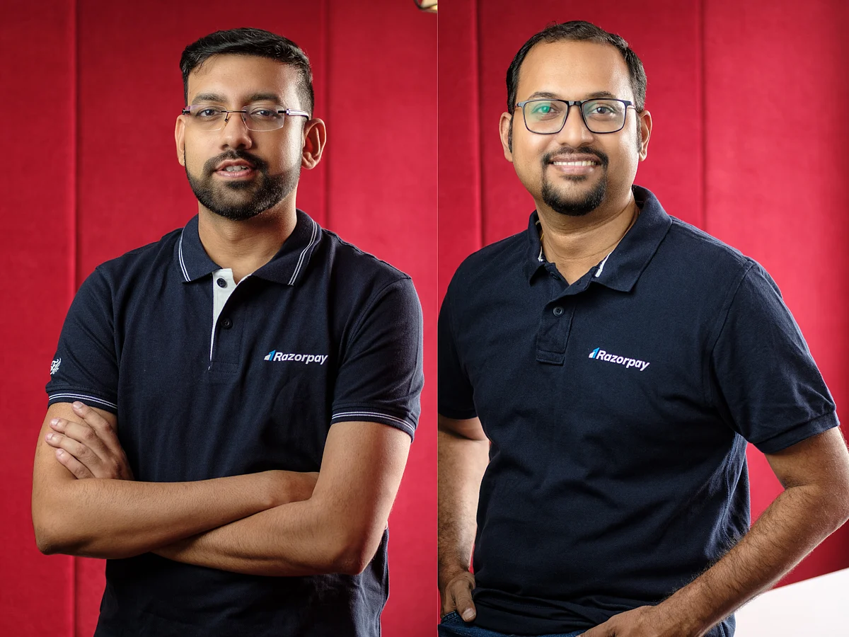 Razorpay co-founder Shashank Kumar (left) and new CTO Murali Brahmadesam.