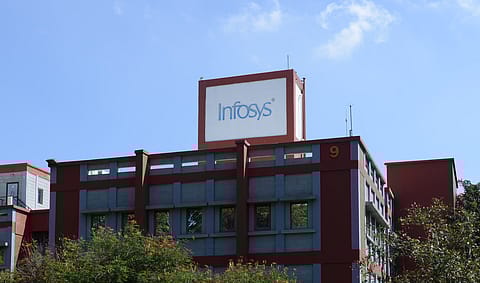 Infosys recorded an 11% year-on-year rise in net profit in Q2 at ₹6,021 cr.