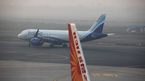 IndiGo's domestic market share stands at 63.4%.