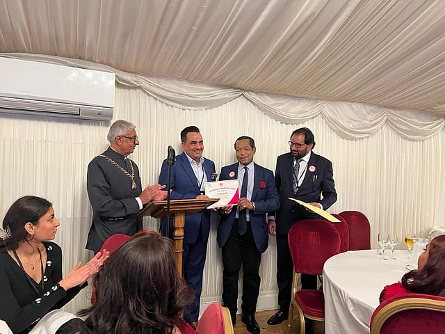 Upendra Rai got felicitated for journalism in the British House of Lords