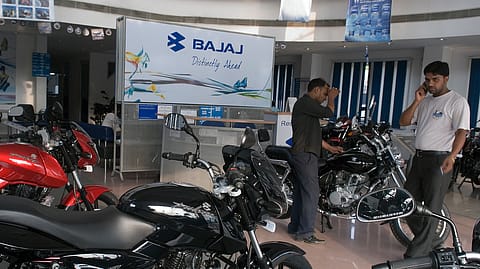 Amid the deferment of the share buyback plan, the Bajaj Auto stock closed 4.83% or 187.30 points down at ₹3,693.95 on the NSE.
