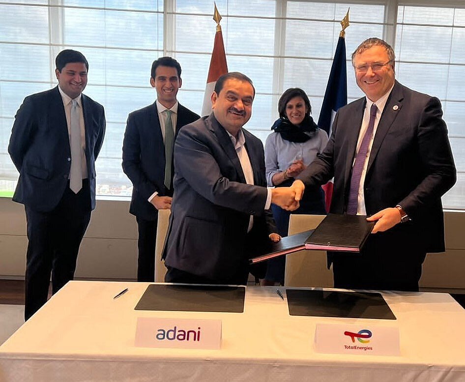 Adani, Total ink pact for green hydrogen ecosystem