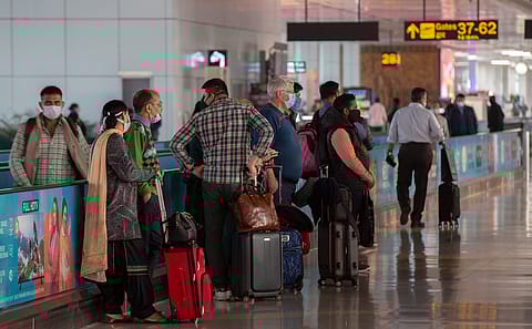 The incident happened after a heated argument between two fellow passengers after the takeoff.