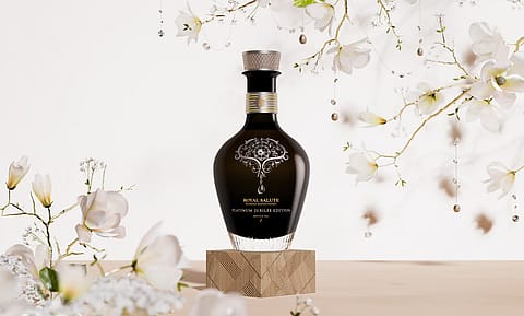 The Royal Salute Platinum Jubilee Edition celebrates the reign of Queen Elizabeth II.