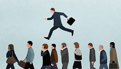 Despite the rising number of students, the educational levels of Indian labour force is deteriorating.