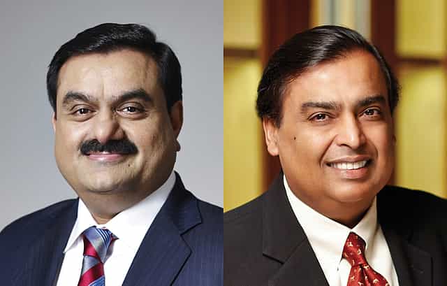 Adani group overtakes Reliance in market cap; trails Tata